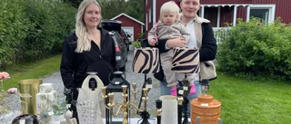Gårdsloppis lockade många köpsugna