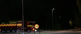 Brand i gymnasieskola i Linköping i natt 