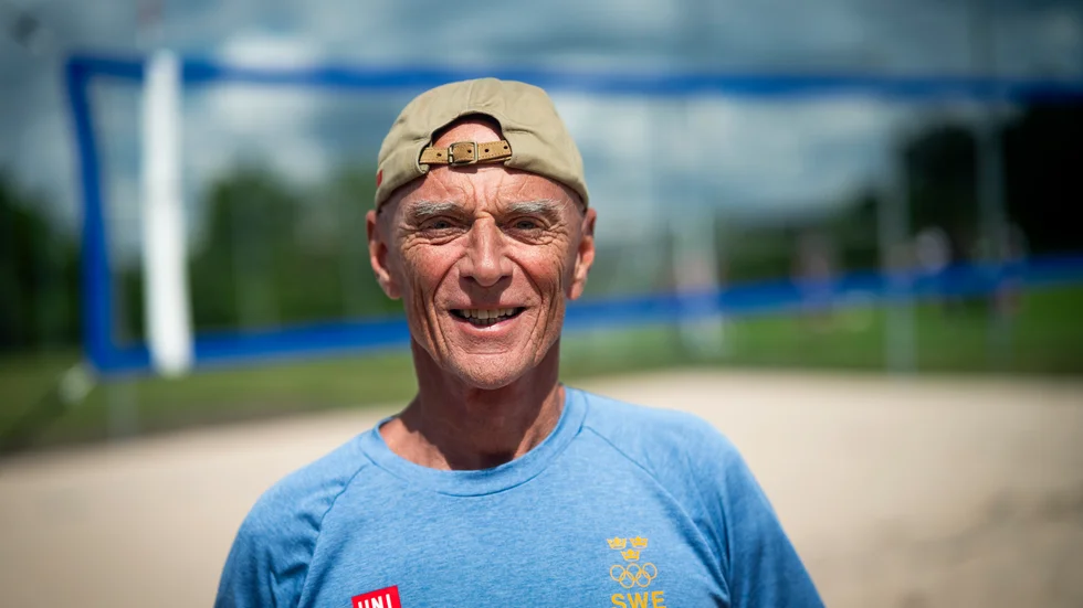 Svenska beachvolleybollherrarnas tränare Anders Kristiansson. Arkivbild.