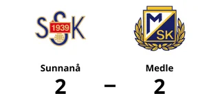Sunnanå och Medle kryssade i toppmötet