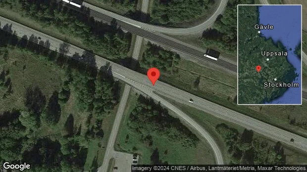 Olycka med en personbil på E18