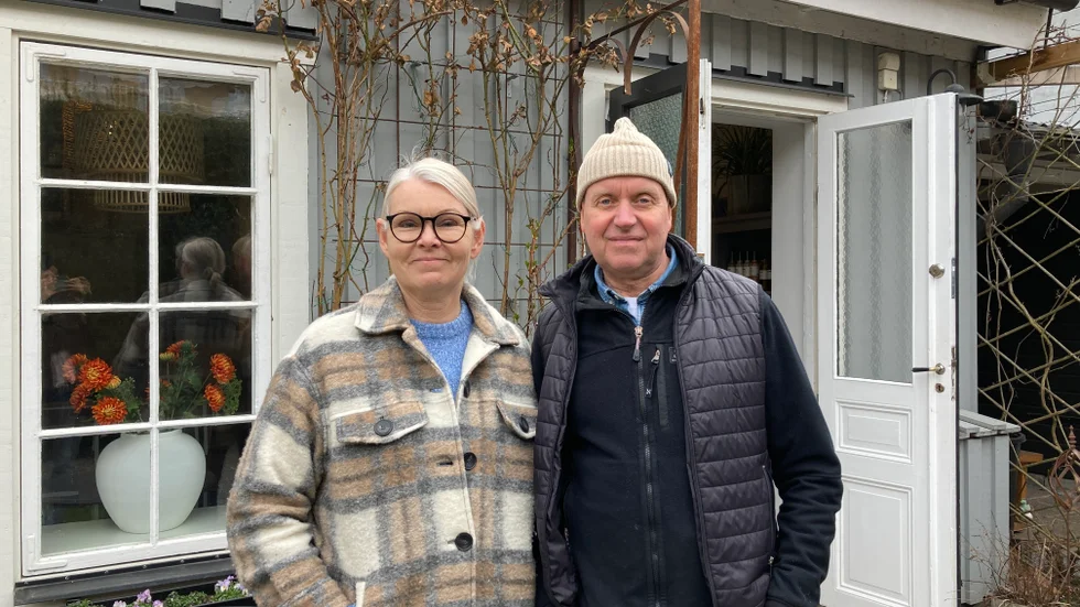 Sussie och Magnus Ax driver tillsammans kaféet Rum 35A.