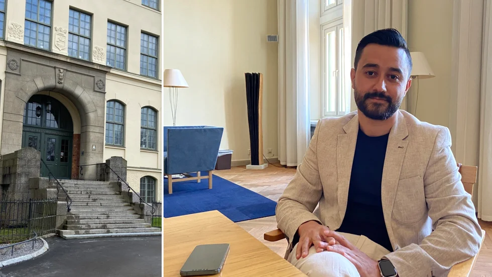 Muhammed Tahsin (M), är ordförande för gymnasienämnden i Eskilstuna. "Det är ganska många som har hört av sig", säger han efter att förslaget om att lägga ner A-huset på S:t Eskil presenterades.