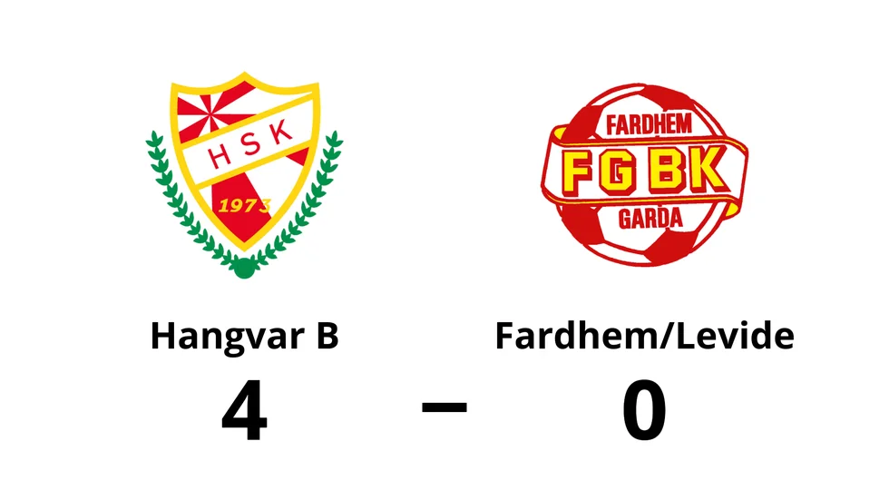 Hangvar SK B vann mot Fardhem Garda BK/Levide IF