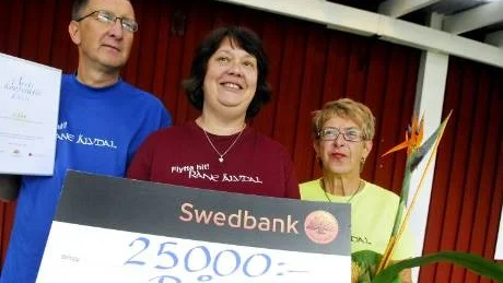 VINNARE. Råne älvdals ekonomiska förening blev Årets kooperativ i länet. Senare i höst tävlar Råek om att bli Årets kooperativ i Sverige. På bilden; Bertil Degerlund, Anna-Lena Lindberg Andersson och Gunilla Larsson.