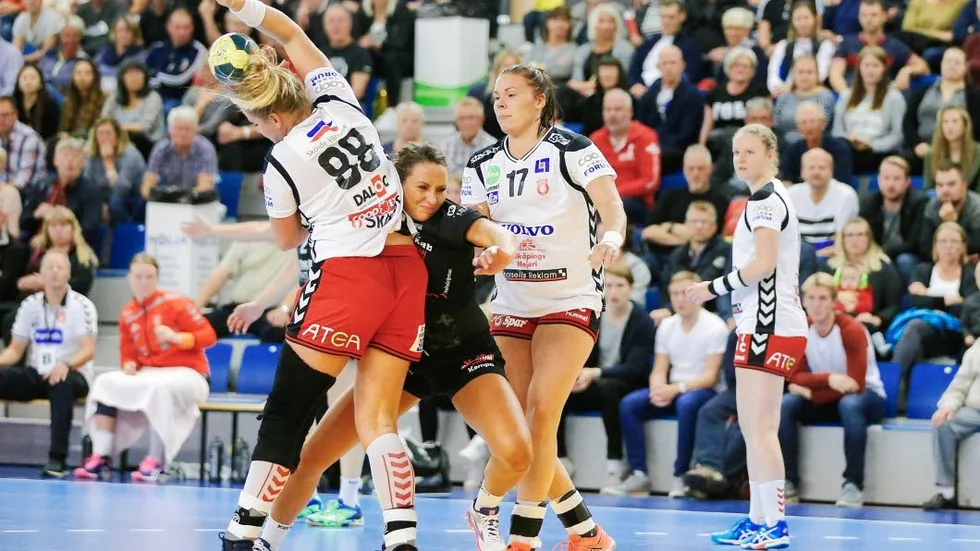Tungt. Boden Handbolls lagkapten Annica Ölén var besviken efter förlustmatchen borta mot Västerås.