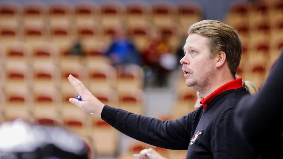 Fredrik Glader, tränare för LHF/MSSK.