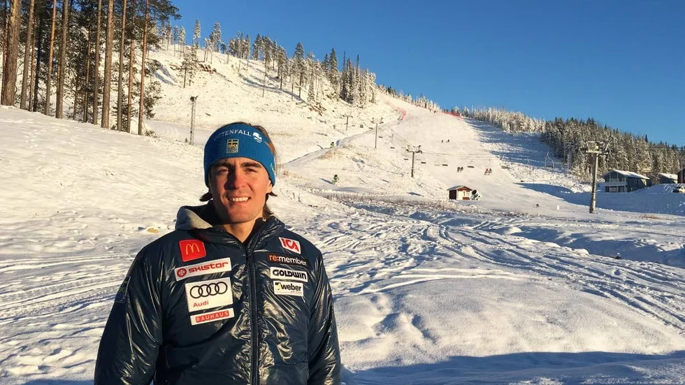Stjärnskottet. Gustav Lundbäck, Luleå Alpina, utsågs efter förra säsongen till "Årets stjärnskott" nu får han debutera i Världscupen.