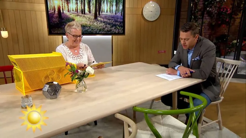 Triss. Gunilla Päjäärvi skrapade fram 250 00:- i TV4 program Nyhetsmorgon under tisdagen
