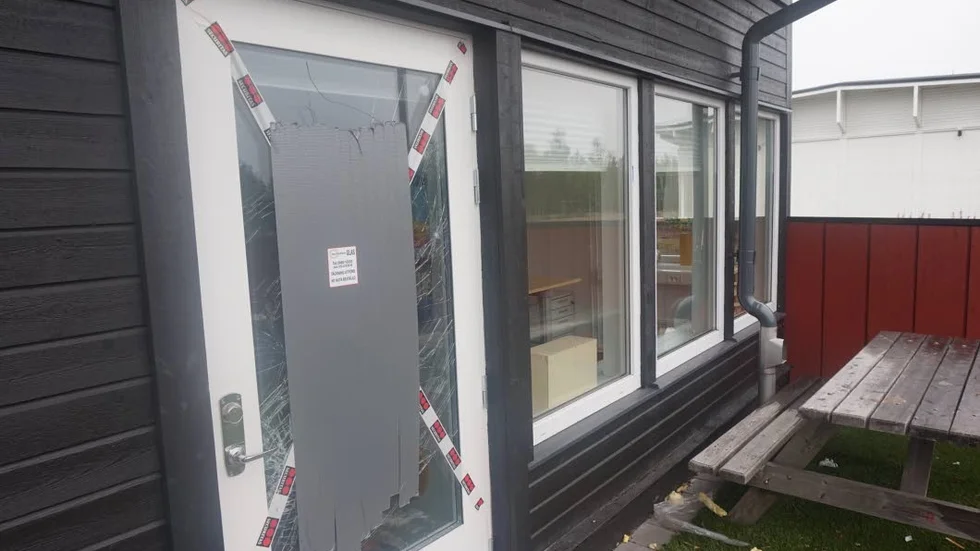Utsatt. Nya Raketskolan sticker ut jämnfört med andra skolor i Kiruna när det kommer till skadegörelse