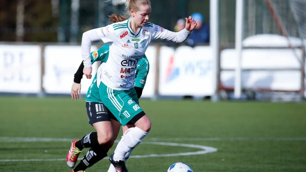 Tvåmålsskytt. Moa Öhman gjorde båda målen för Assi.