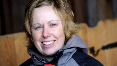 UTBILDAD. Tillsammans med sin man Kristoffer driver Cecilia Nilsson gården Caspadia i Klusån. Hon är utbildad djurskötare.