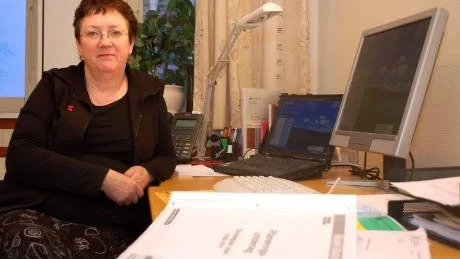 LANDA. Britt-Marie Loggert-Andrén (S) tycker det är orimligt att hon redan nu ska ha en sparplan klar. "Vi måste få landa först".