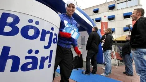 "Det är ett roligt uppdrag", menade Ann-Charlotte Dahlvid som är med på en del av Norrlands-turnén med syfte att hitta den snabbaste mjölkhävaren.