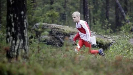 Edvin Nordkvist hade inga problem att hitta kontrollerna vid lördagens tävlingar i Piteå.