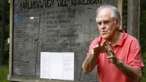 Per-Arne Nyman, eldsjäl i Solanderföreningen, är också mannen bakom satsningarna på Karlberg i Öjebyn.