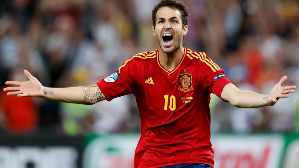 Cesc Fabregas straffade Portugal.