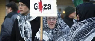 Manifestation mot övervåldet i Gaza