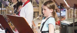 Musikskolan bjöd på vårkonsert i kyrkan