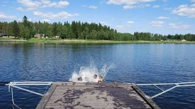 Ett dopp i det blå ...