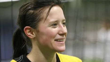 Lena Blomqvist, Alvik, gjorde igår sin första provträning med Piteå IF.