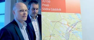 Järnvägsutredning Piteå - Gäddvik ställs ut