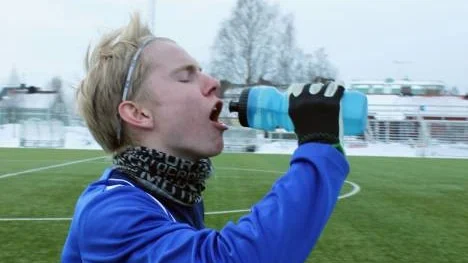 Hampus Fors har haft träning och hälsa i fokus till sitt projektarbete.