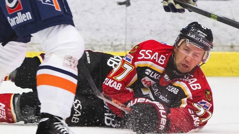 Skadad. Ledin kommer inte till spel mot Brynäs enligt tränaren.