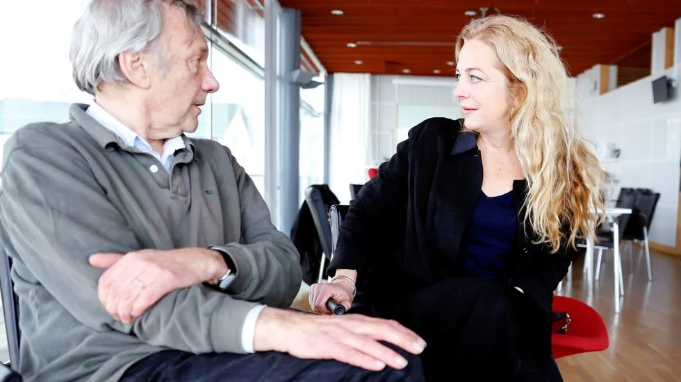 John O Olsson och Lia Boysen i Luleå för att berätta om "Miraklet i Viskan"