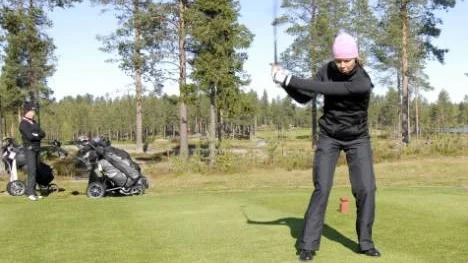 Ulrica Lundgren är Sonjas spelpartner i partävlingen. Även Ulrica är optimistisk inför deras möjlighet att göra bra ifrån sig i riksfinalen i Södertälje.