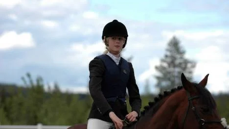 Johanna Sandberg, Piteå RK vann två klasser med ponnyn True Lies. FOTO: mats  henriksson