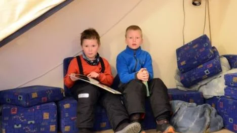Myshörnan ockuperades av Viktor Westin och Ben Martin.