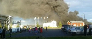 Omfattande brand på Cape East