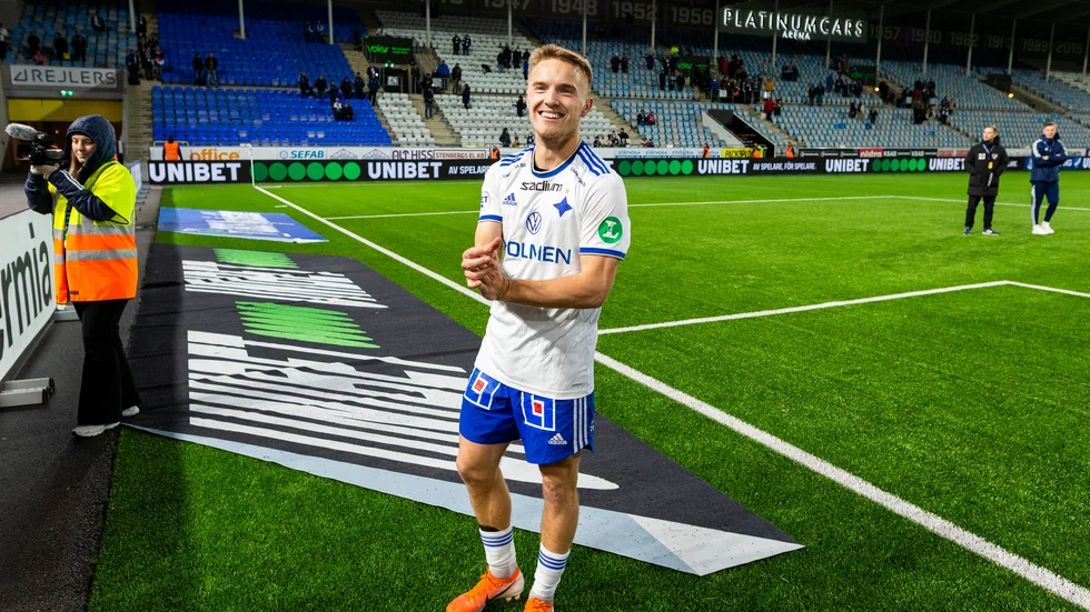 Drömmål - igen av Jacob Ortmark. 2-0 och tre poäng mot Helsingborg var ett stort steg mot nytt kontrakt.