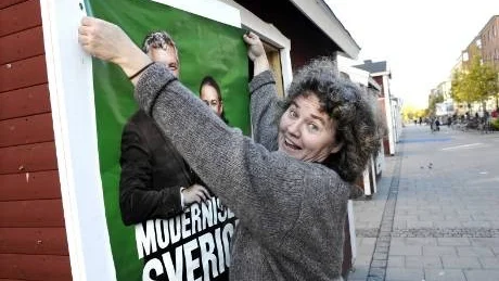 DUBBELT UPP. Miljöpartiets gruppledare är visserligen glad över att partiet fördubblade sig i fullmäktige men säger:"Det hade varit roligare om S hade blivit beroende av vårt stöd, det hade gett oss än mer inflytande".