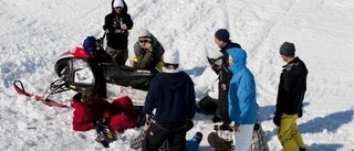 Jättekrasch i Riksgränsen
