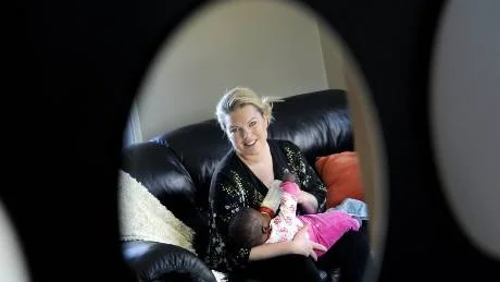 Nellie och mamma Ninna.