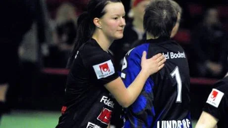 MÅLSKYTT. Sandra Widmark gjorde ett mål i matchen.