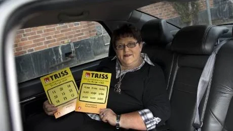LYCKLIG. Tyra Marktröm var otroligt glad över vinsten och planerar nu att köpa en ny husvagn.