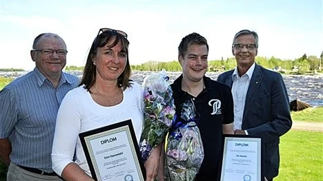 Eirin Hannedal och Per Kenttä ? så lyder namnen på årets pristagare av Wittikkos näringslivspris 2013. Priserna delades ut av Jan-Olof Puranen, VD för Hushållningssällskapet samt Svante Spolander, styrelseledamot i Hushållningssällskapets styrelse.
