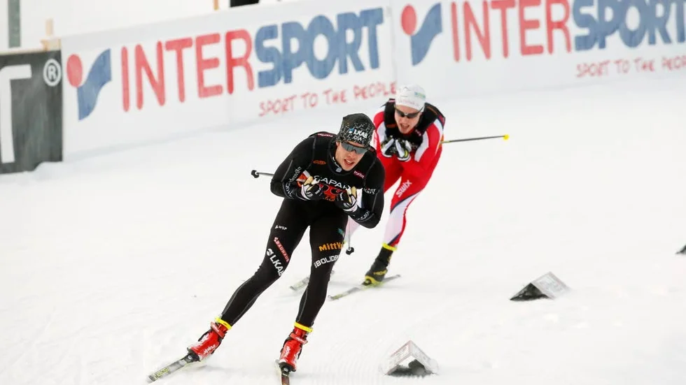 Marcus Hellner vann den första sträckan, men var inte nöjd med formen efteråt.