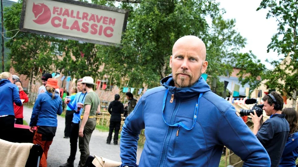 Rekord. Andreas Cederlund, eventansvarig på Fjällräven kunde glatt konstatera att årets upplaga av Fjällräven classic, förutom att det var tioårsjubileum, också satte rekord i många olika kategorier.