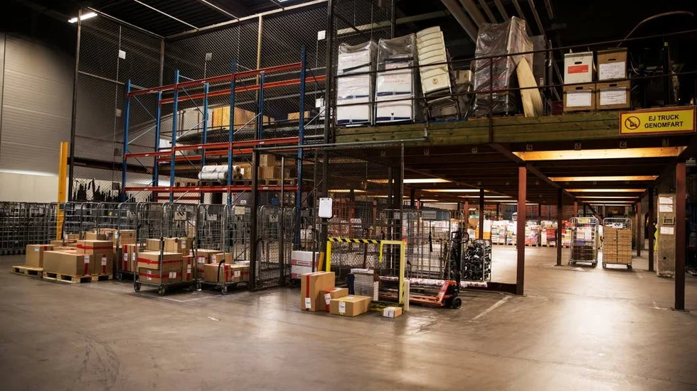 Inte optimal. "Lokalen ligger logistiskt väldigt bra men är inte utformad optimalt helt enkelt", säger Kent Wårell.