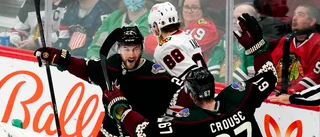 Johan Larsson slog till med NHL-karriärens första hattrick – "Det handlade inte om några highlights-mål"