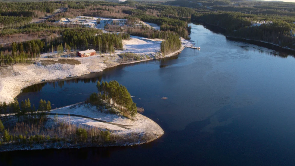 Så här ser älvsavsnittet vid Långdal ut efter dammrivningen.