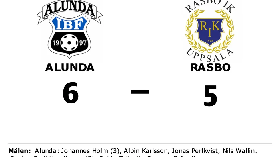 Alunda IBF vann mot Rasbo IK