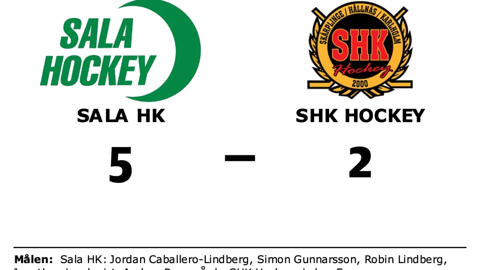 Sala HK vann mot SHK Hockey Club