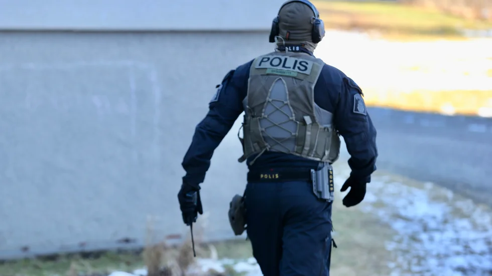 Poliser från den regionala insatsstyrkan genomförde en husrannsakan i den 39-årige mannens bostad. Bilden är tagen i ett annat sammanhang.