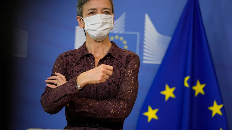 EU:s digitaliseringskommissionär Margrethe Vestager. Arkivfoto.