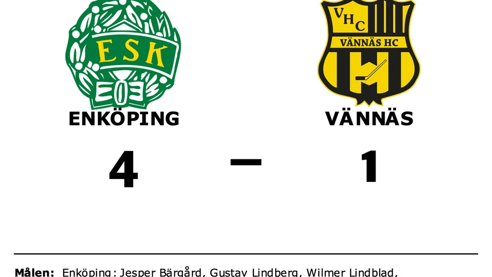 Enköpings SK vann mot Vännäs HC